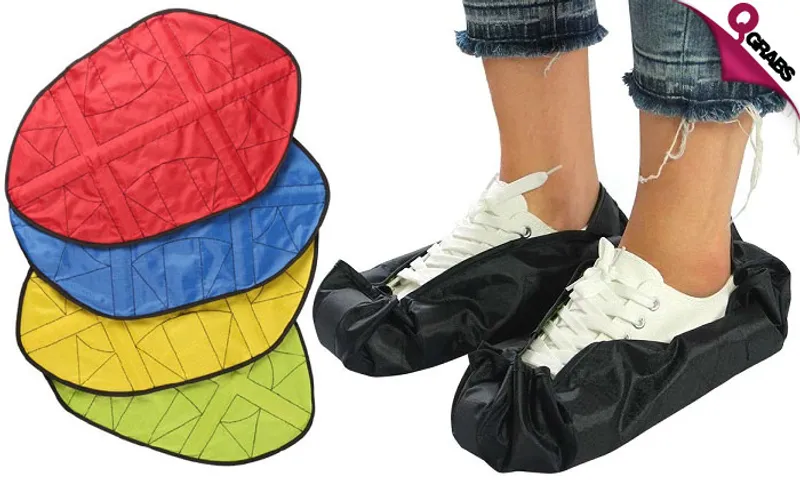 Indoor Snap-On Shoe Covers!